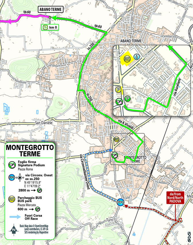 Partenza/Start Stage 7 Giro Next Gen 2024
